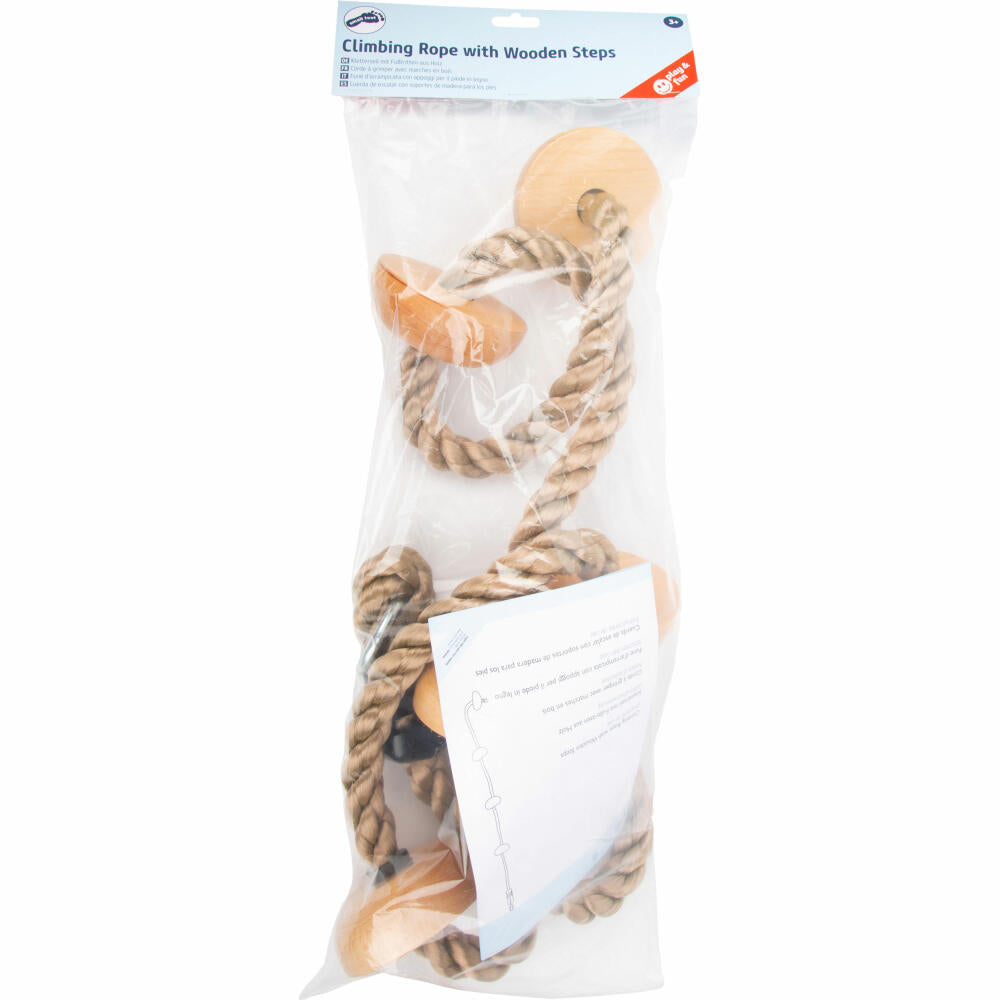 Legler small foot Kletterseil mit Fußtritten, Kletter Seil, Klettern, Garten, Kinder, 11877