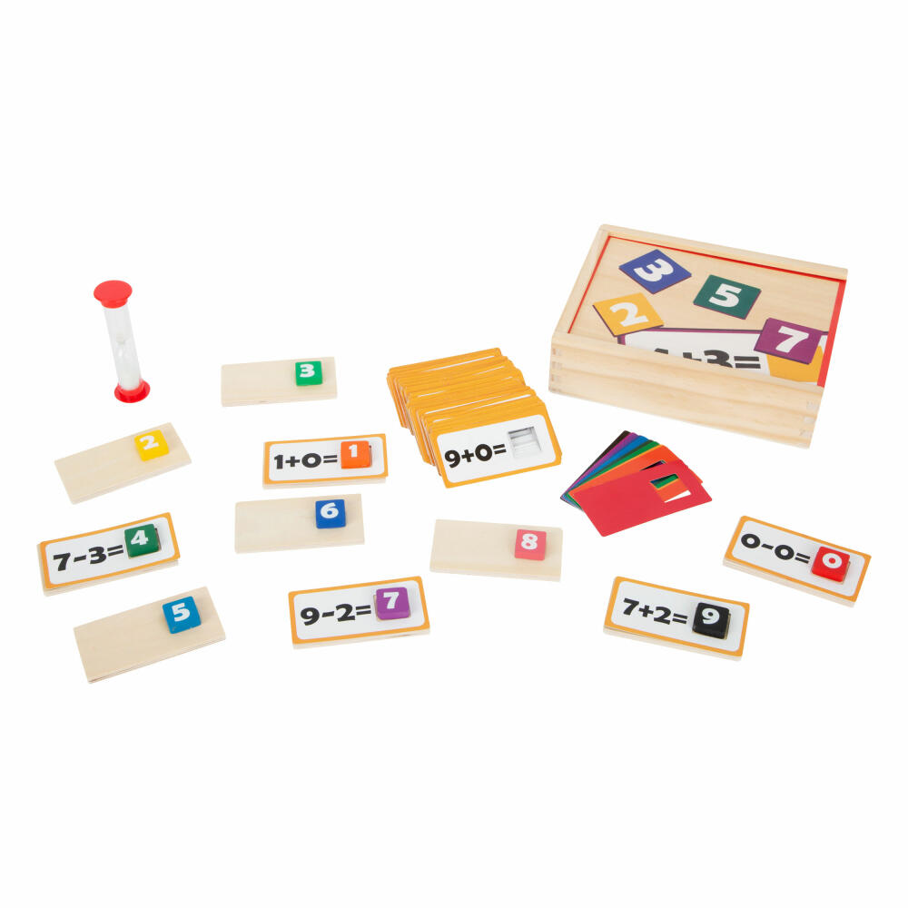 Legler Lernspiel Holzpuzzle Mathematik, Rechenlernspiel, Mathe, Rechnen, 11730