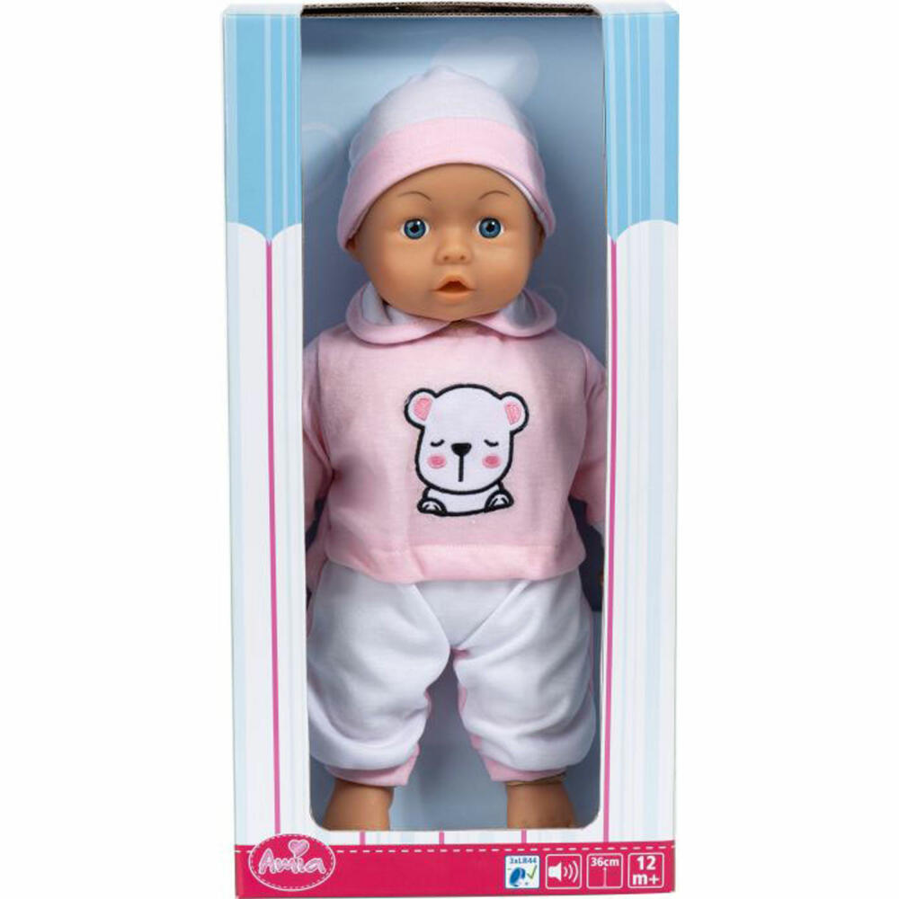 Amia Weinbaby with pacifier, 36 cm