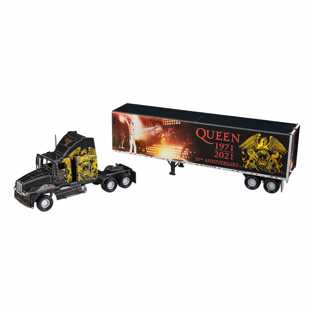 Revell 3D Puzzle QUEEN Tour Truck 50th Anniversary, Band LKW, 128 Teile, ab 10 Jahren, 00230