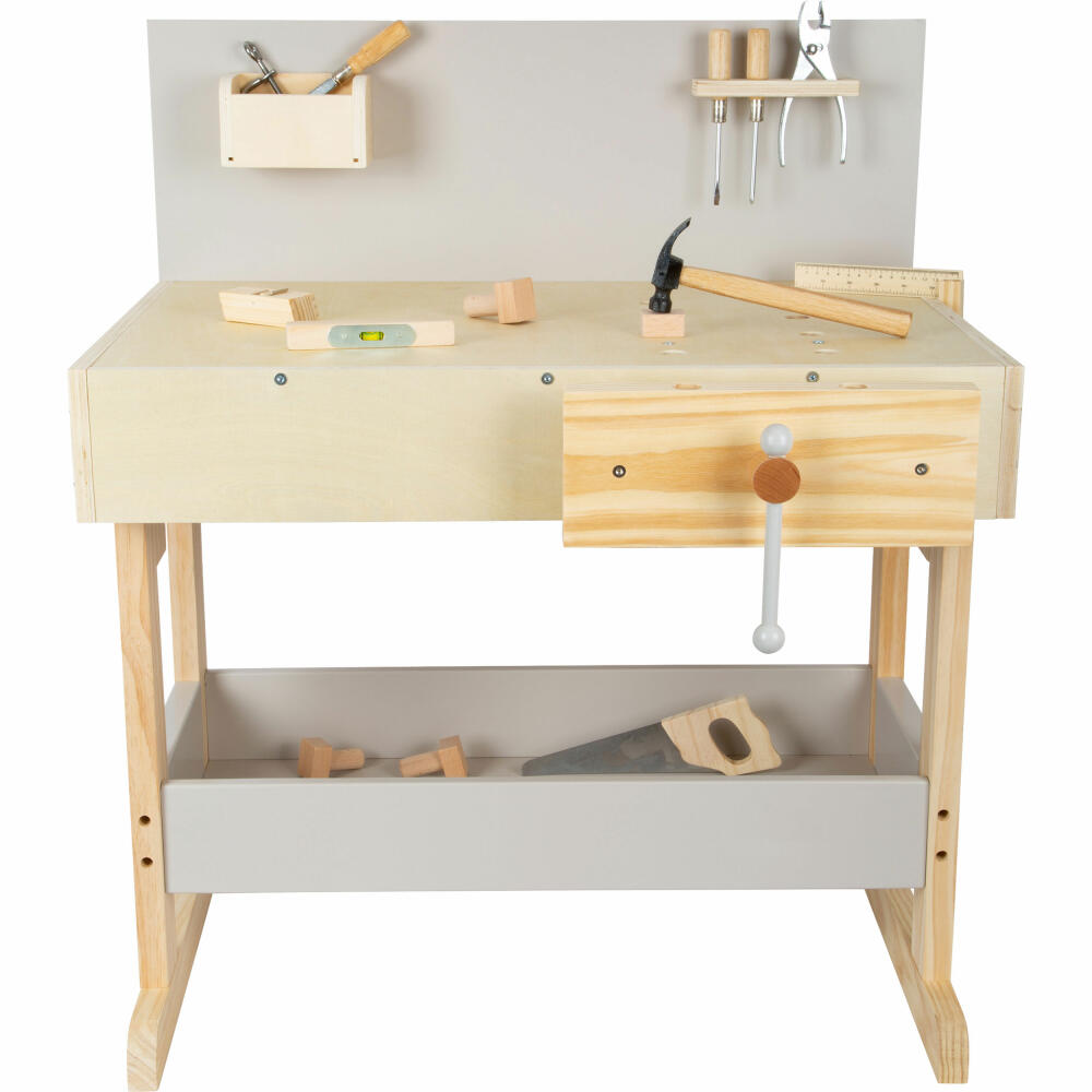 Legler small foot children's workbench gray, workbench, tools, children, role play toy, 11862