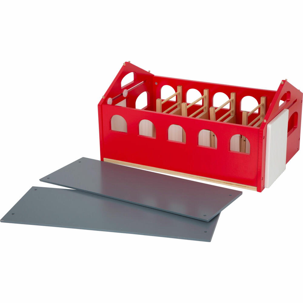 Legler small foot Pferdestall Alabama, Pferde Stall, Spielwelt, Pferdehof, Kinder Spielzeug, Holz, 11869