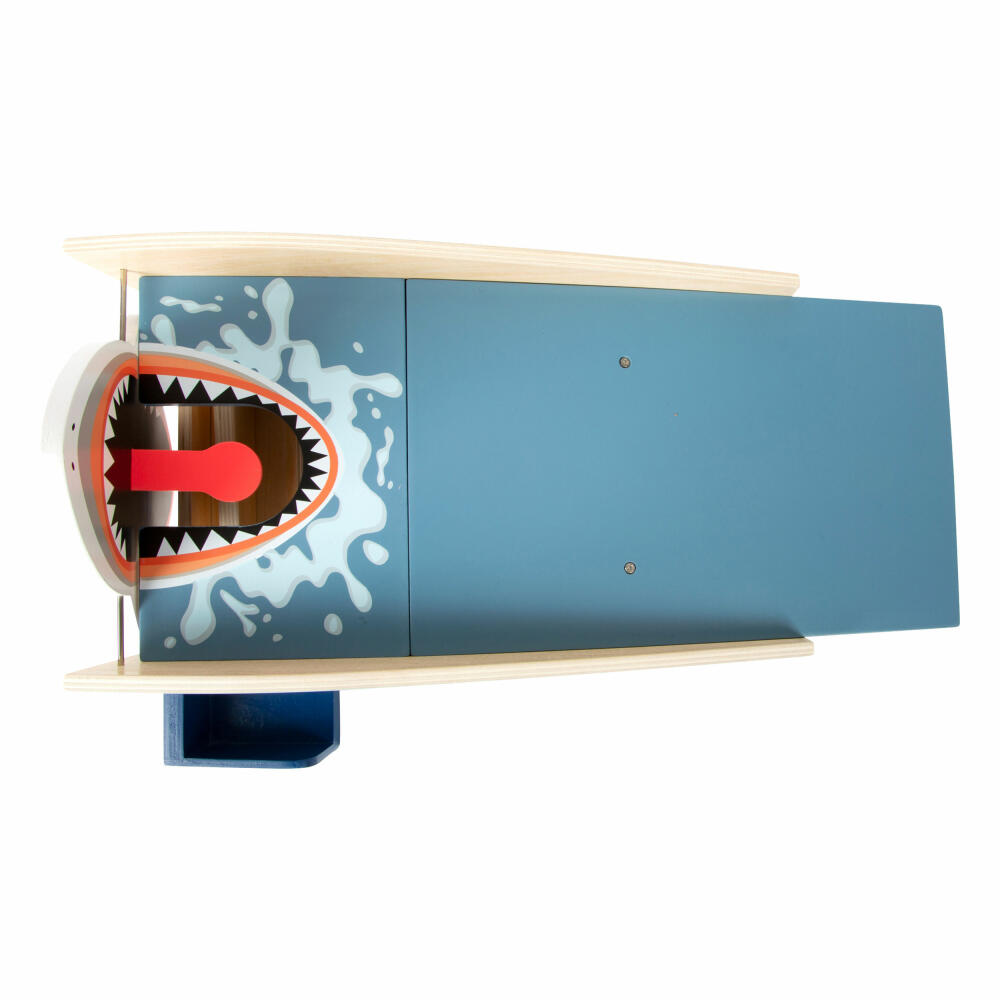 Legler Minigolf Shark Attack, Kinder Golf Set mit 2 Schlägern, Minigolfbahn, Holz, 11588