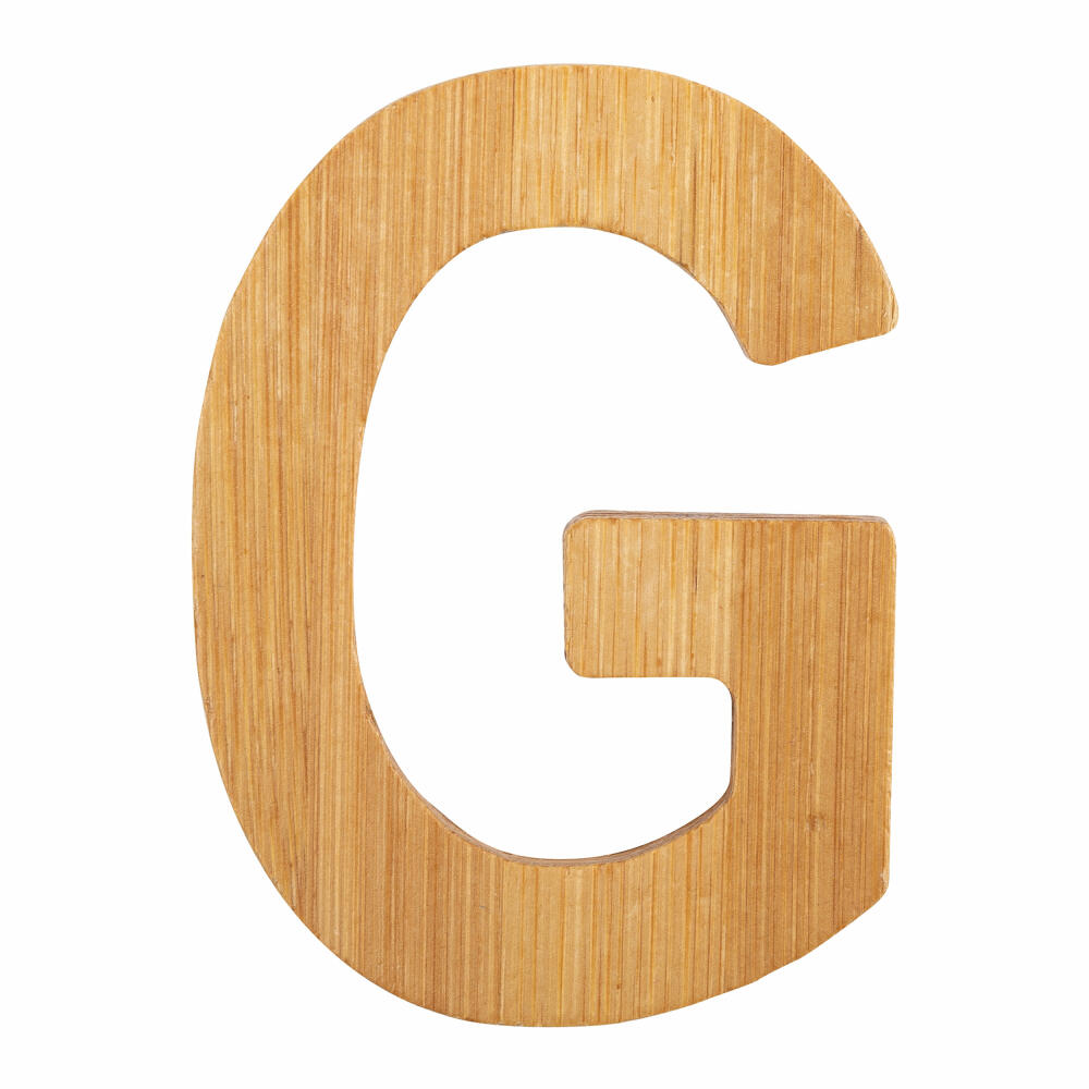 small foot design ABC letters bamboo G