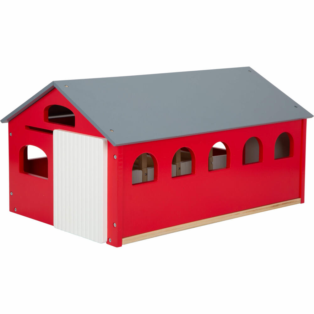 Legler small foot Pferdestall Alabama, Pferde Stall, Spielwelt, Pferdehof, Kinder Spielzeug, Holz, 11869