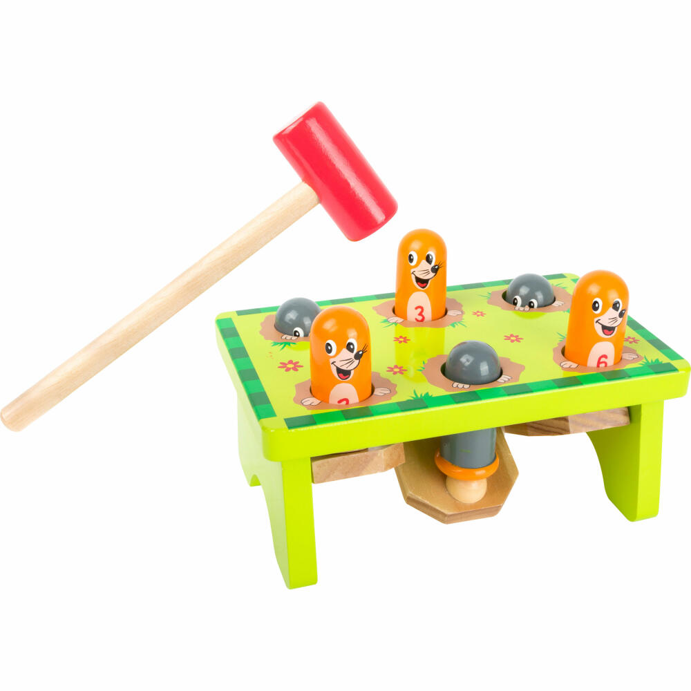Legler small foot knocking game Whack the Mole, knocking bench, knocking game, children's toy, 11162