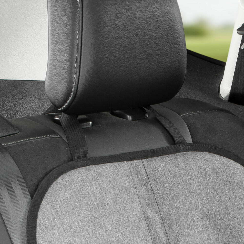 reer TravelKid MaxiProtect Autositz-Schutzunterlage, Unterlage für Kindersitz, Kindersitzunterlage, mit Taschen, 86071