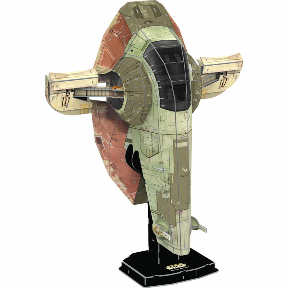 Revell 3D Bausatz The Mandalorian: BOBA FETTS STARFIGHTER, Kartonmodellbausatz, Kampfschiff, 130 Teile, ab 8 Jahre, 00320