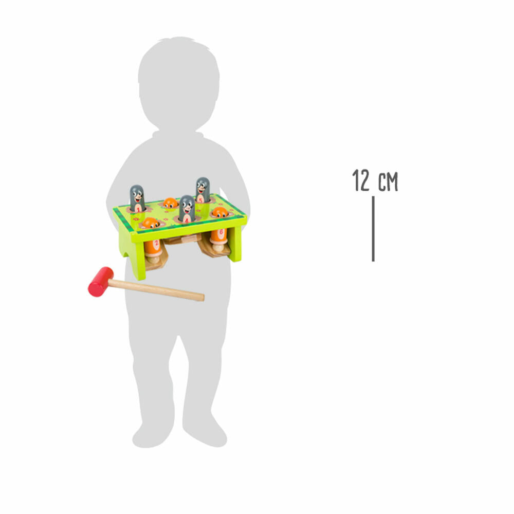 Legler small foot knocking game Whack the Mole, knocking bench, knocking game, children's toy, 11162