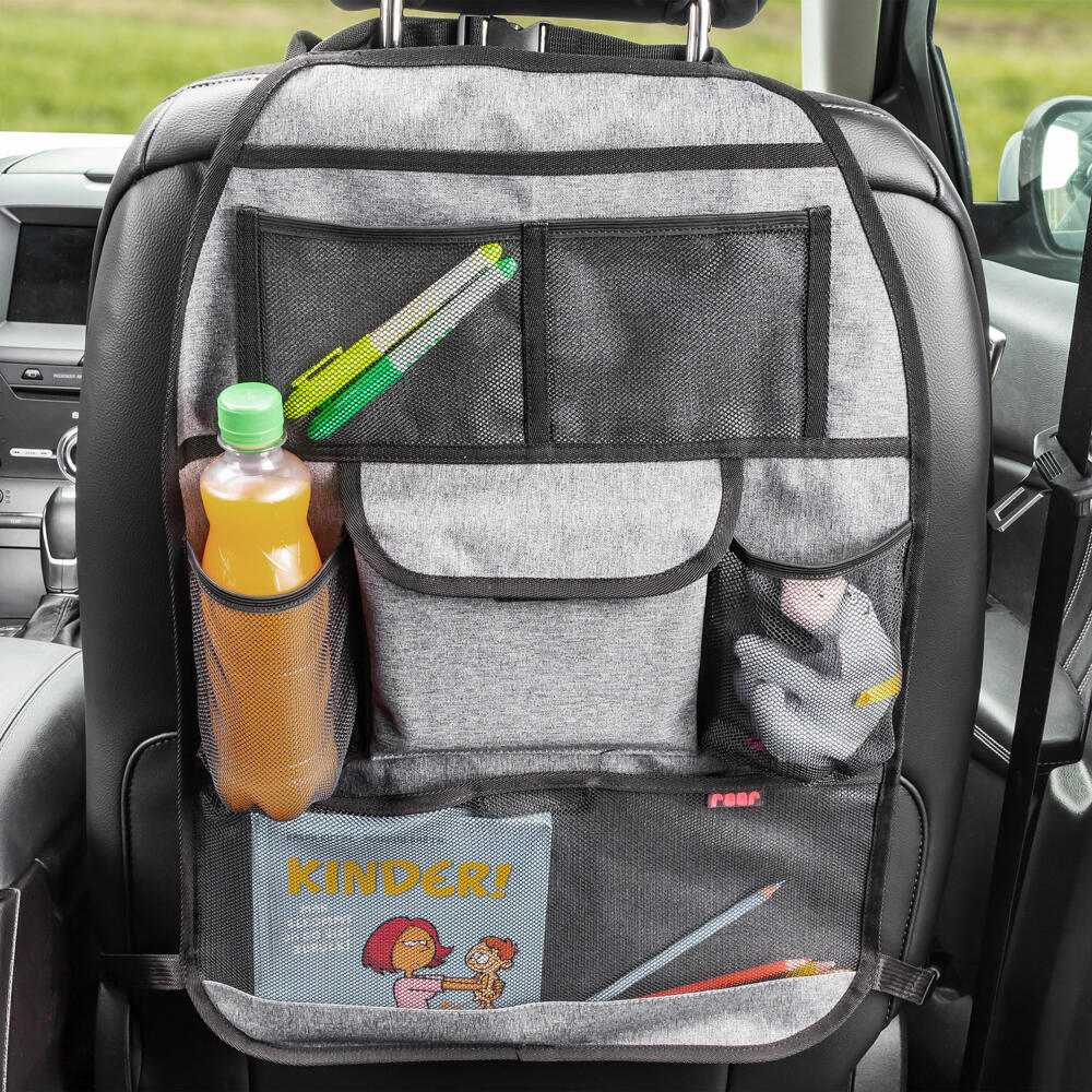 reer TravelKid Tidy Autorücksitz-Organizer, Rücksitzorganizer, Auto Organizer, Autositz-Organizer, 86041