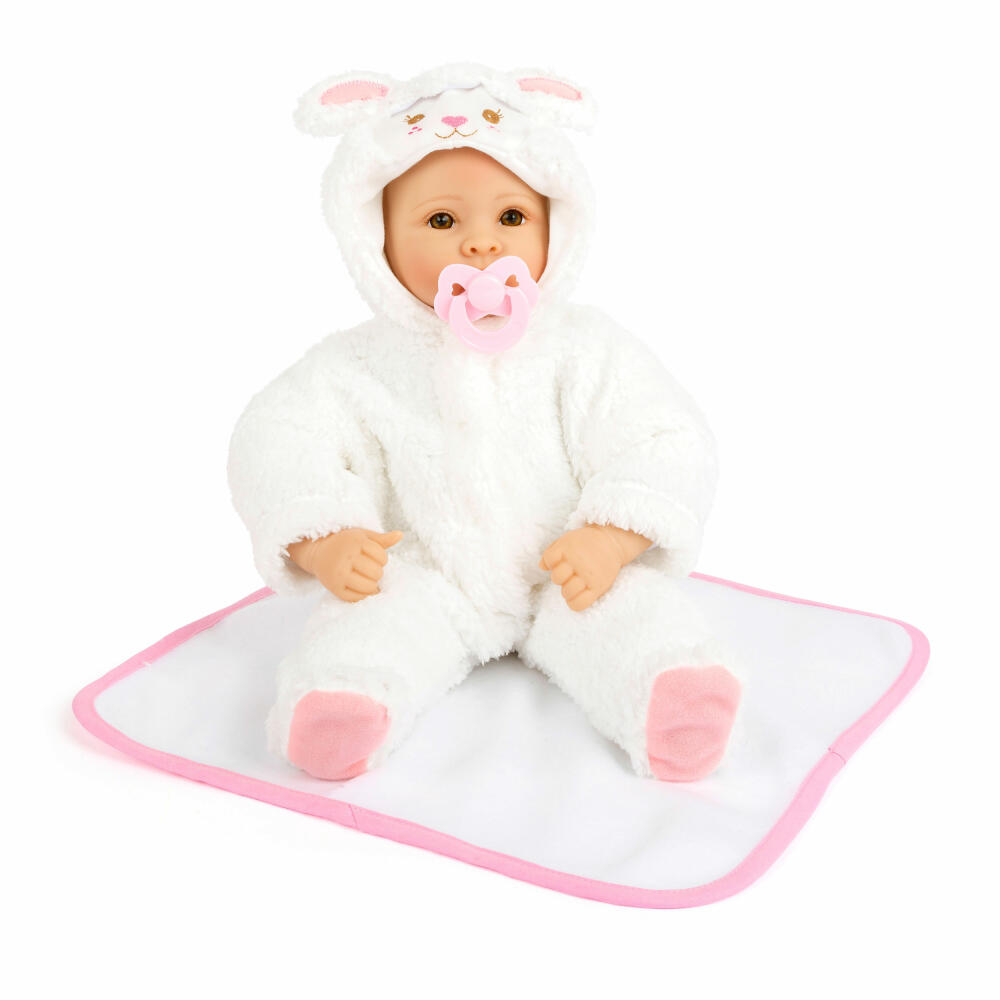 Legler small foot Babypuppe Lämmchen, 3-tlg., Baby Puppe, Spielpuppe, 43 cm, 11498