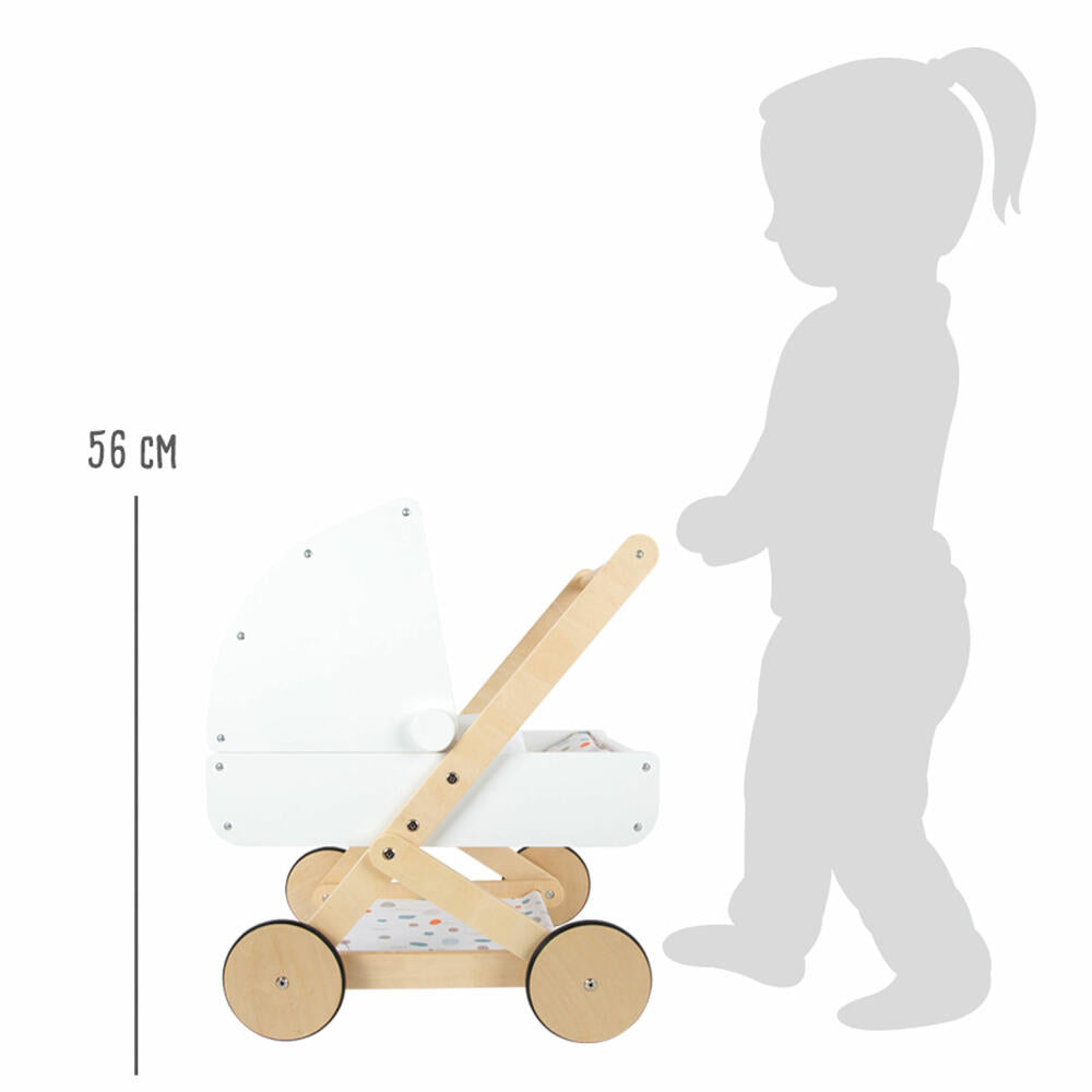 Legler small foot doll's pram Little Button, doll's pram, accessories, doll's furniture, 11914