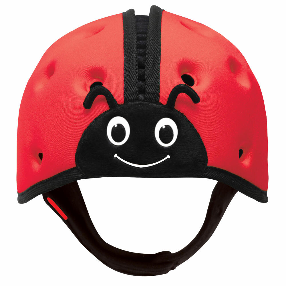 reer SafeHeadBaby Babyhelm Marienkäfer, Kopfschutz, Baby Helm, Schutzhelm, Schutzhut, Rot, SHB001