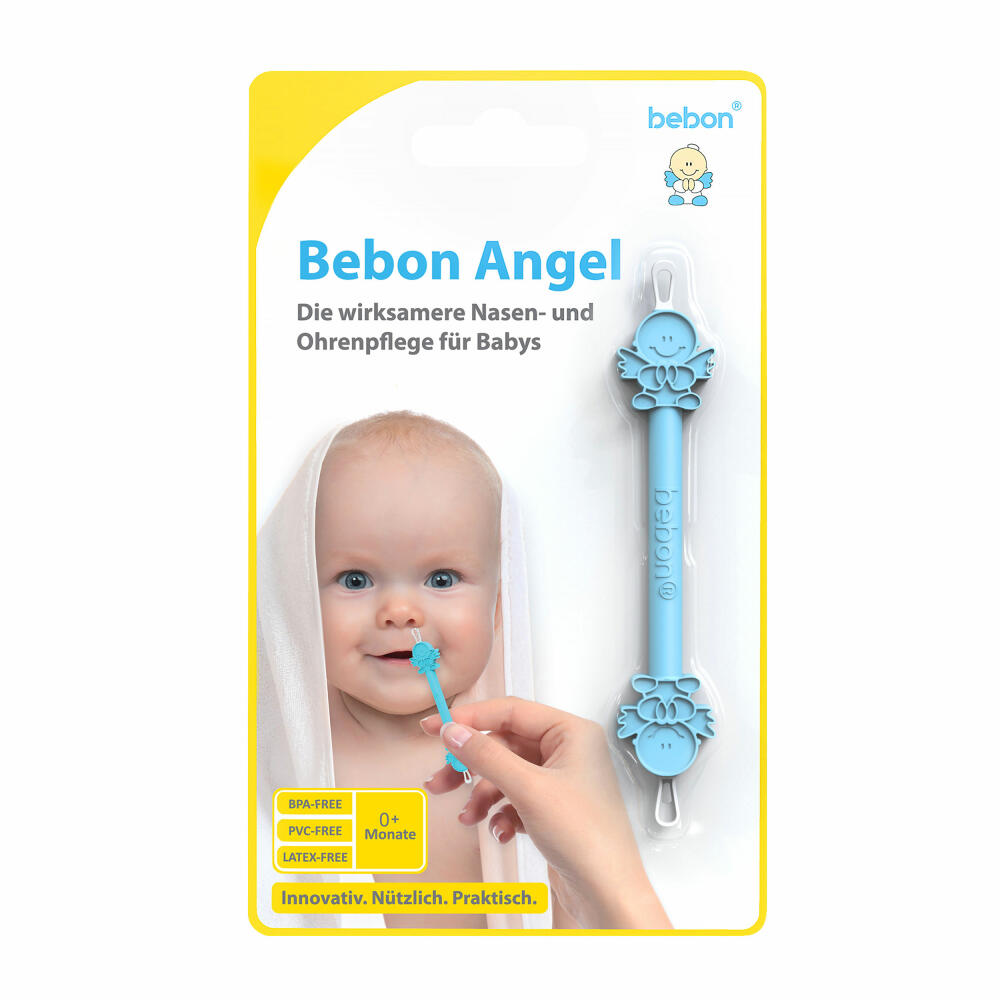 reer bebon angel Nasen- und Ohrenreiniger, Nasenreiniger, Ohren Reiniger, Blau, BEB2001