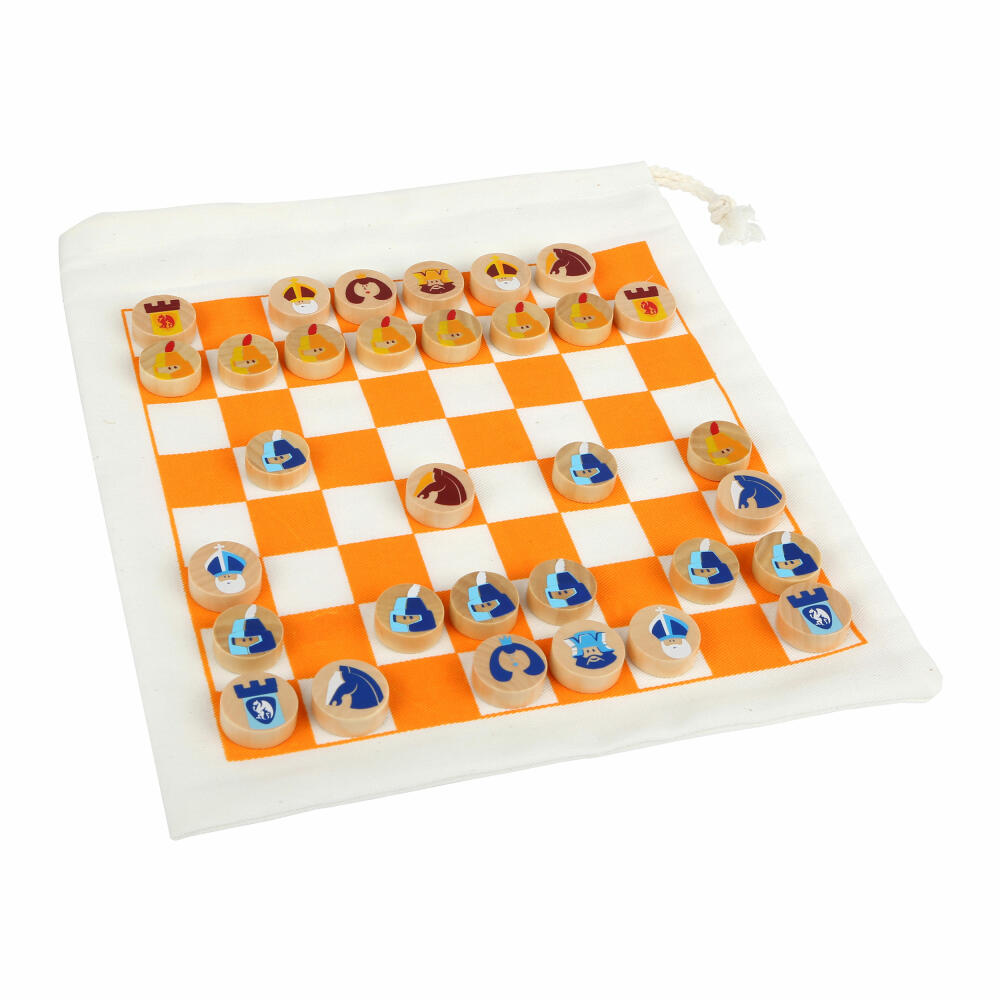 small foot chess travel game