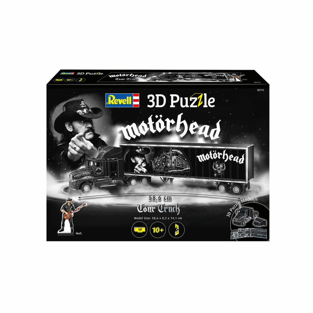 Revell 3D Puzzle Motörhead Tour Truck, Band Truck, 3D-Puzzles, 128 Teile, ab 10 Jahre, 00173