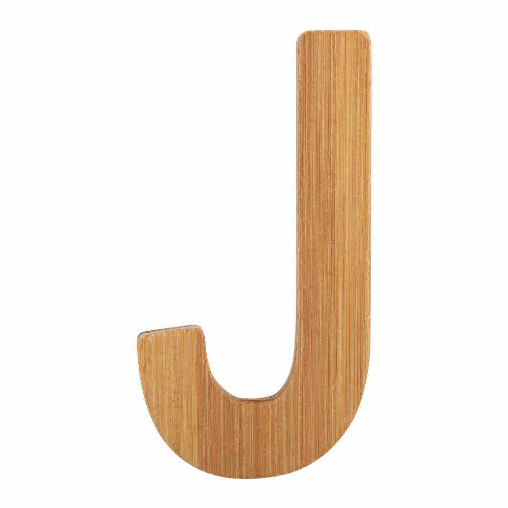 small foot design ABC letters bamboo J