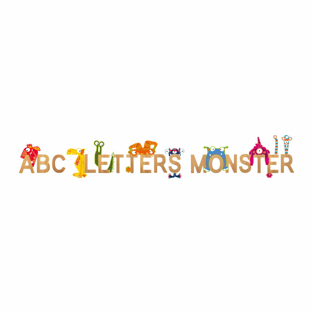 small foot design ABC letters monster Marilyn
