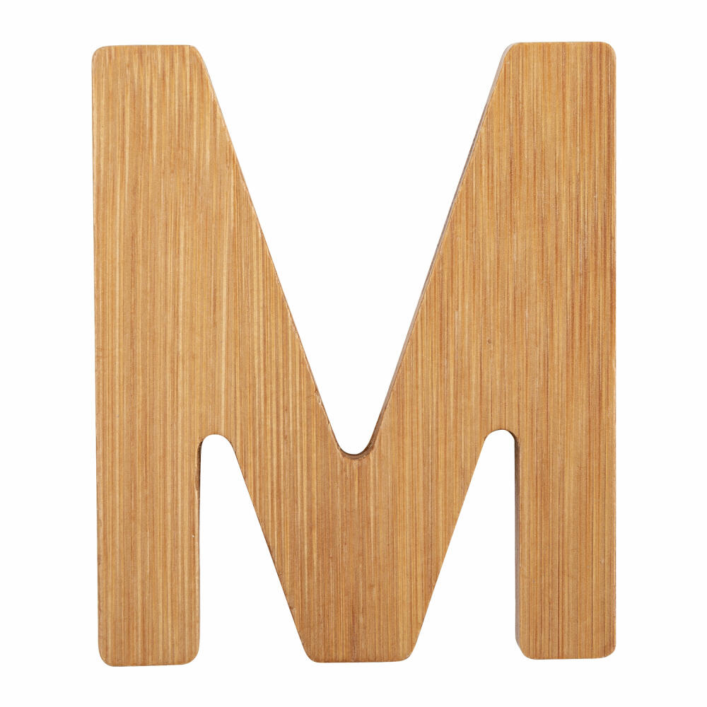 small foot design ABC letters bamboo M