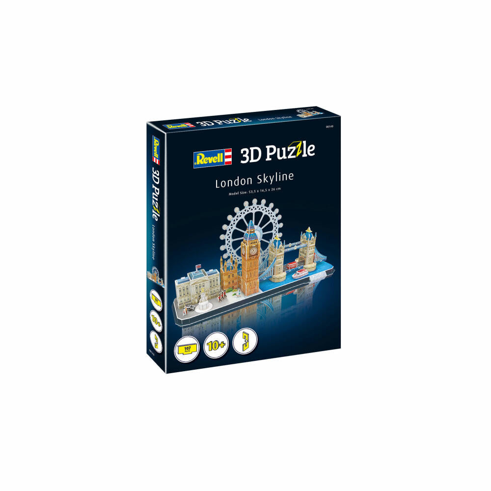 Revell 3D Puzzle City Line London, Städtepuzzle, England, 107 Teile, ab 10 Jahren, 00140