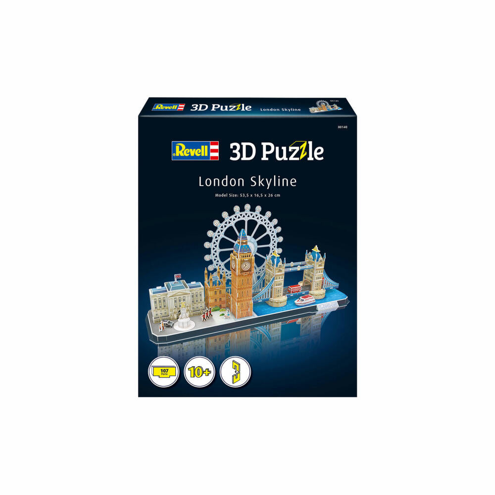 Revell 3D Puzzle City Line London, Städtepuzzle, England, 107 Teile, ab 10 Jahren, 00140
