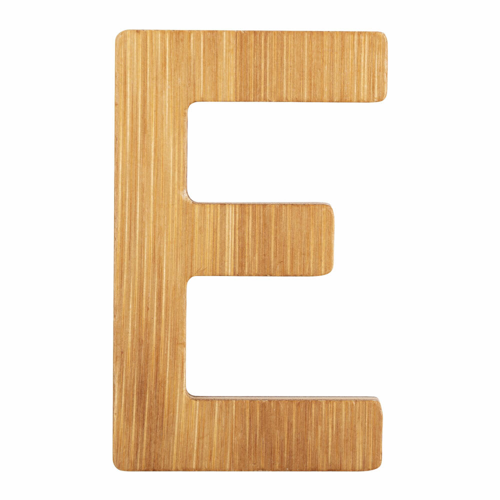 small foot design ABC letters bamboo E