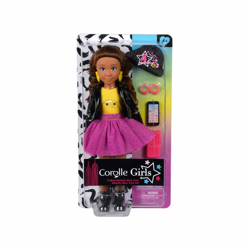 Corolle CG Melody New York Fashion, Dressing Doll, Fashion Doll, Doll, 28 cm, 9000600160