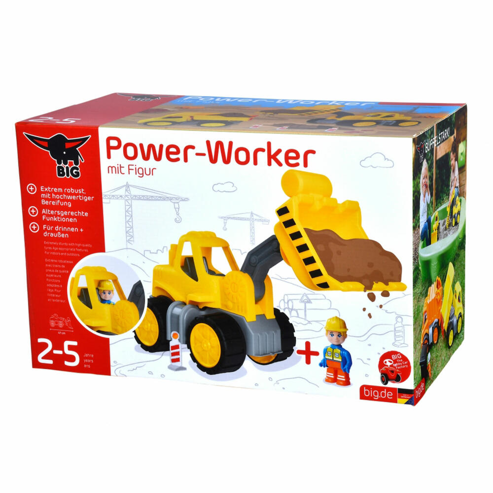 BIG Power Worker Midi Wheel Loader, Sand Toy, Children's Toy, Children, Toy, 800054837