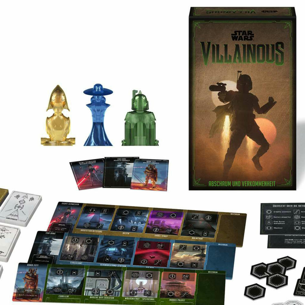 Ravensburger Star Wars Villainous, Brettspiel, Familienspiel, Gesellschaftsspiel, 22683