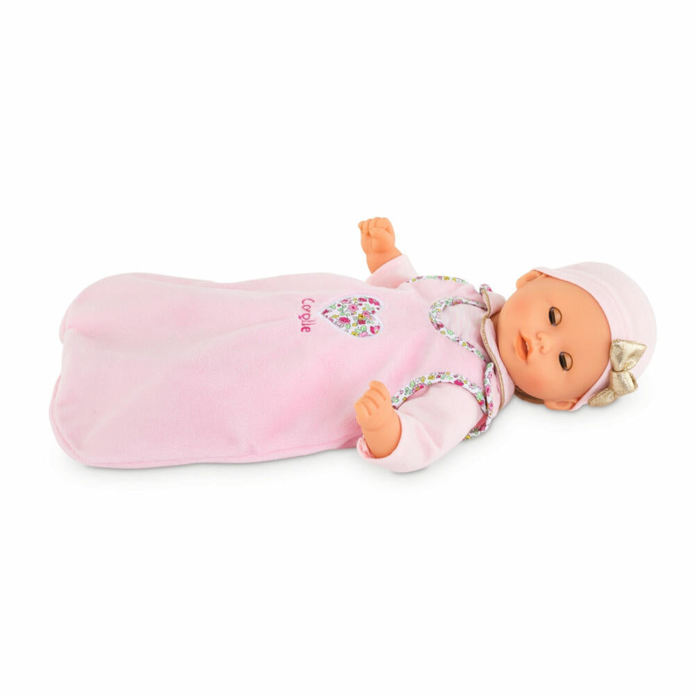 Corolle MPP Schlafsack Floral, Puppenzubehör, Puppe, Zubehör, für alle 30cm Corolle Babypuppen, 9000110780
