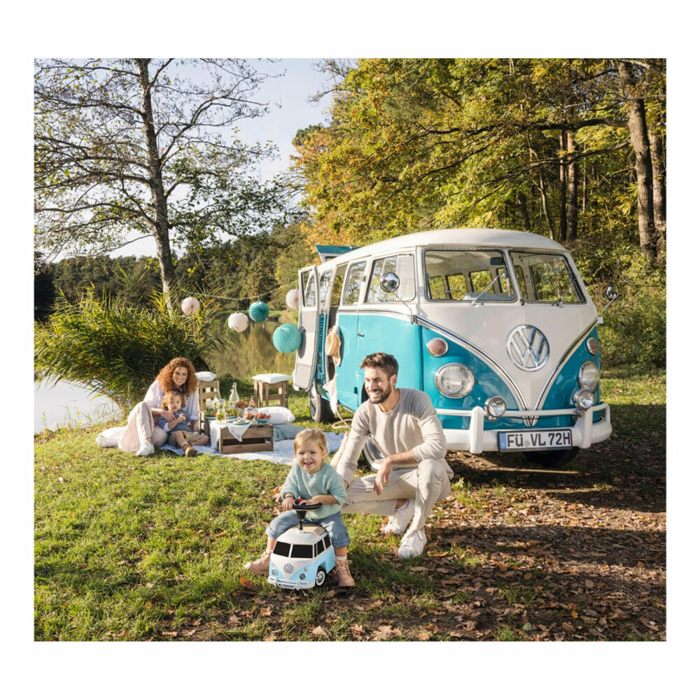 BIG Baby VW T1 Blau von BIG, Rutschauto, Rutschfahrzeug, Kinder Auto, Spielzeug, 800055321