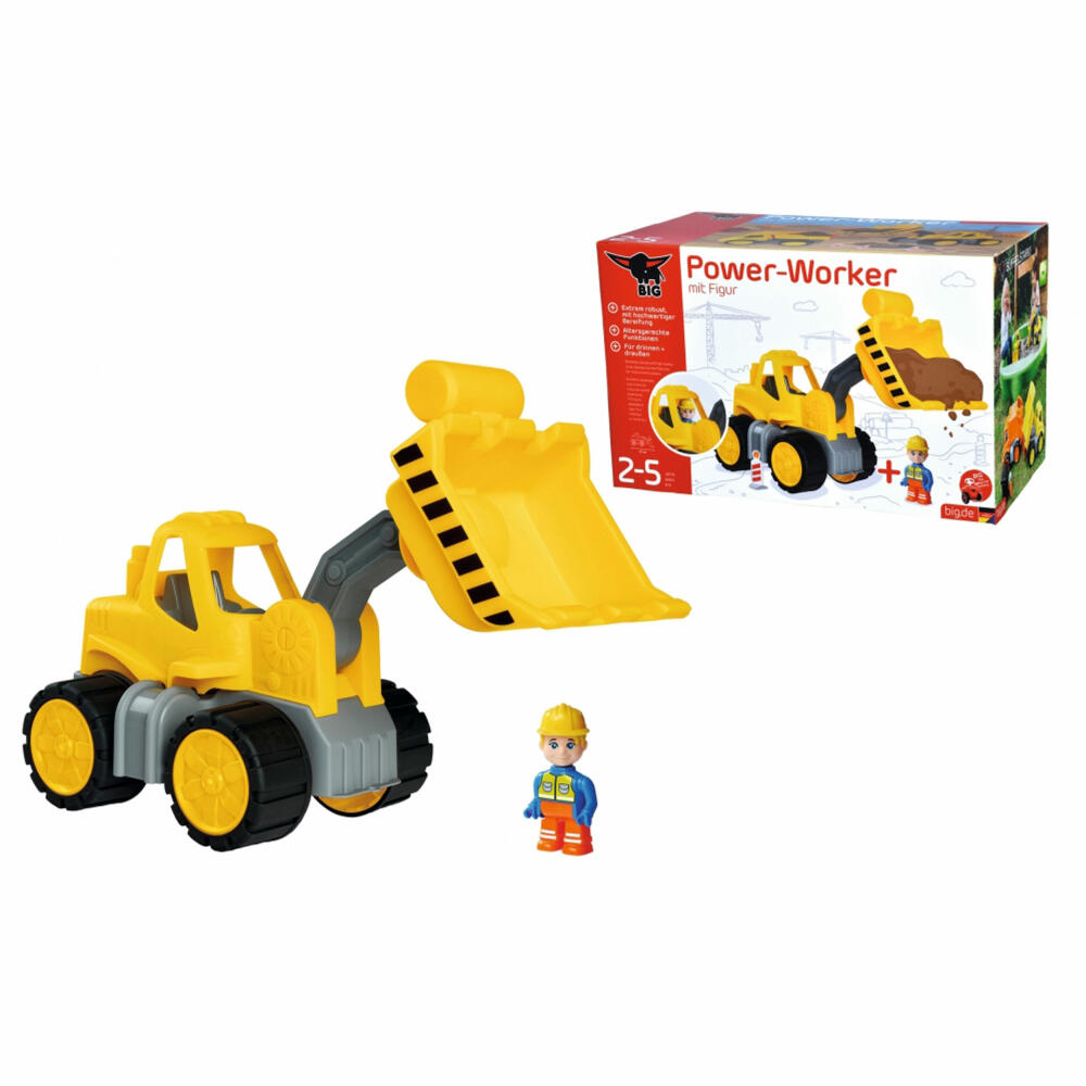 BIG Power Worker Midi Wheel Loader, Sand Toy, Children's Toy, Children, Toy, 800054837
