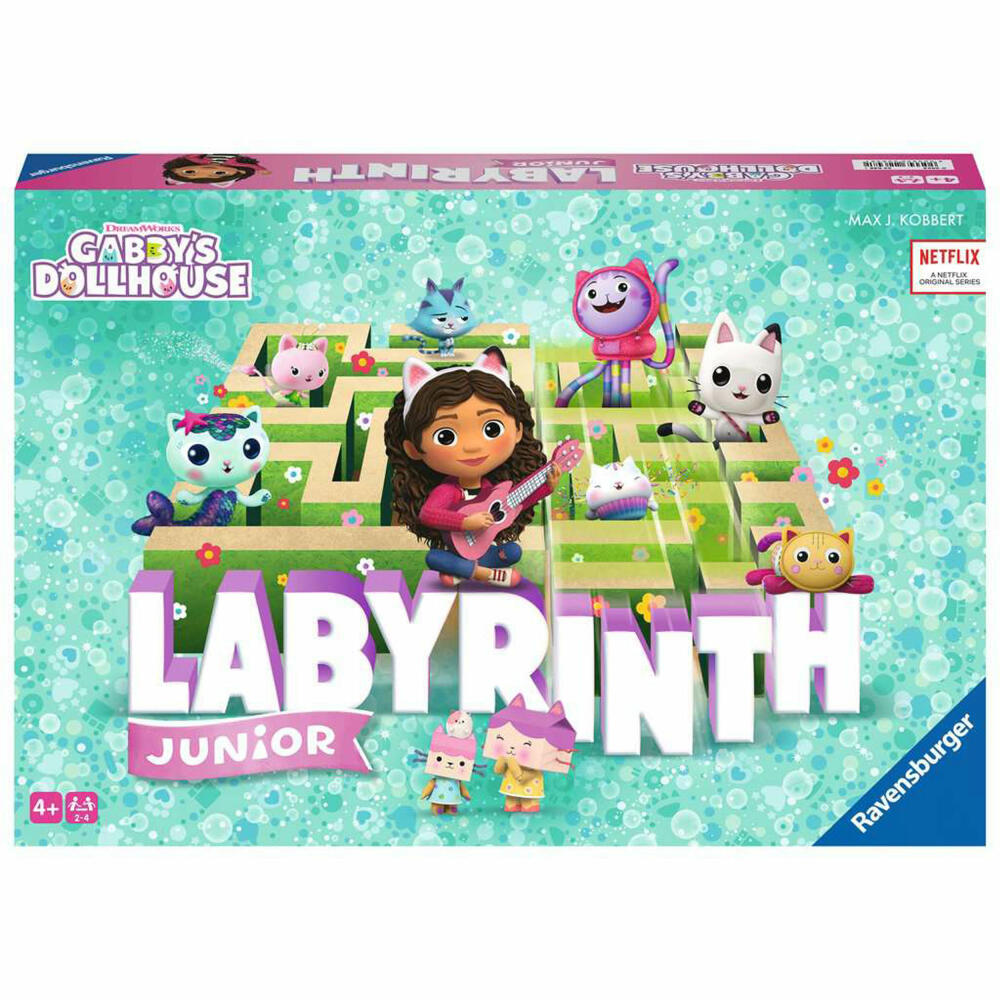 Ravensburger Gabbys Dollhouse Junior Labyrinth, children's game, parlor game, board game, children's game, 22648