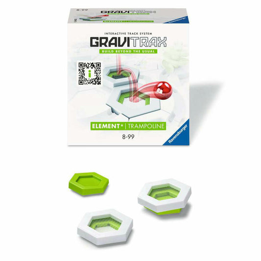 Ravensburger GraviTrax Element Trampoline, Erweiterung, Interaktives Kugelbahnsystem, Kugelbahn, Zubehör, 22417