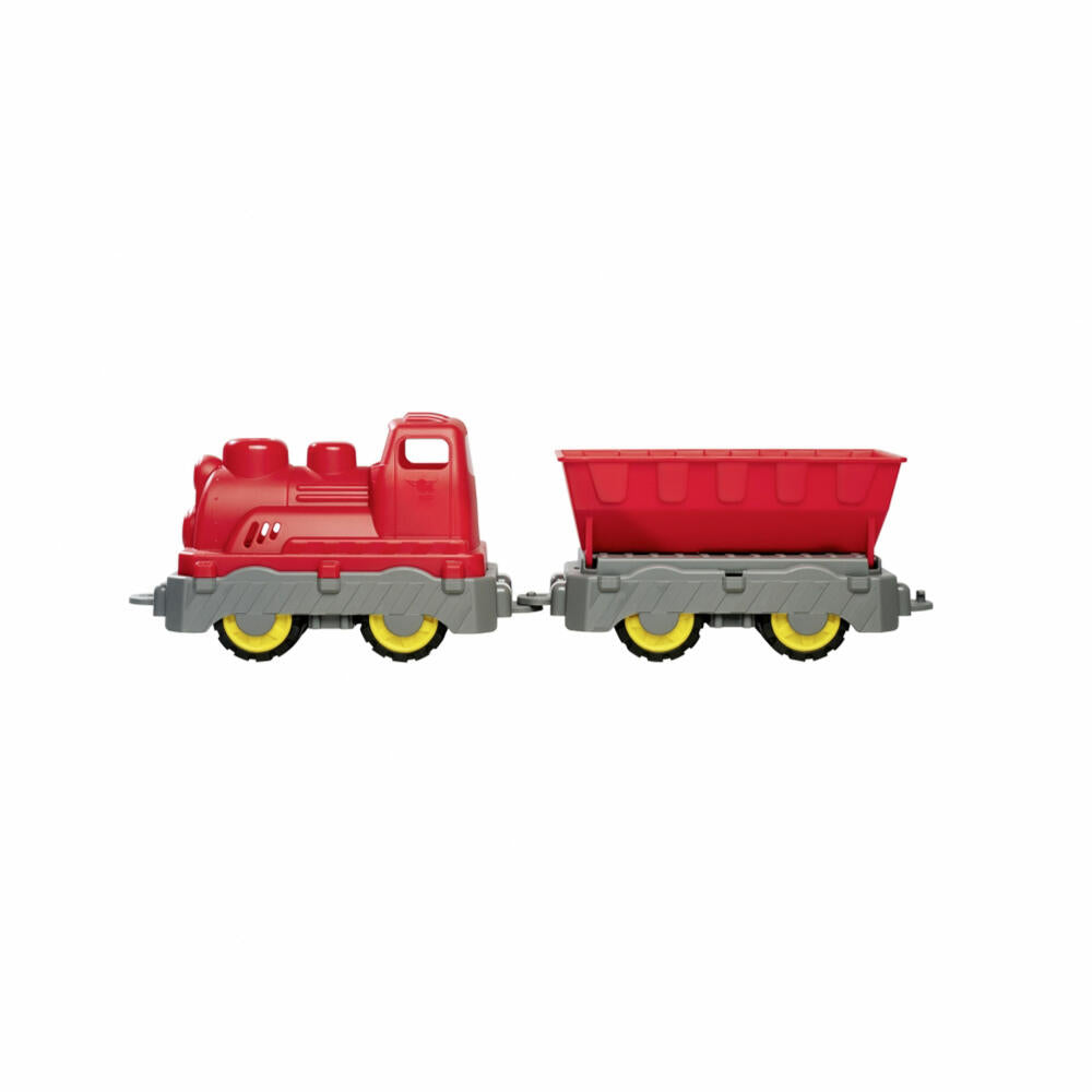 BIG Power Worker Mini Zug mit Wagon, Sandspielzeug, Kinderspielzeug, Kinder, Spielzeug, 800055784