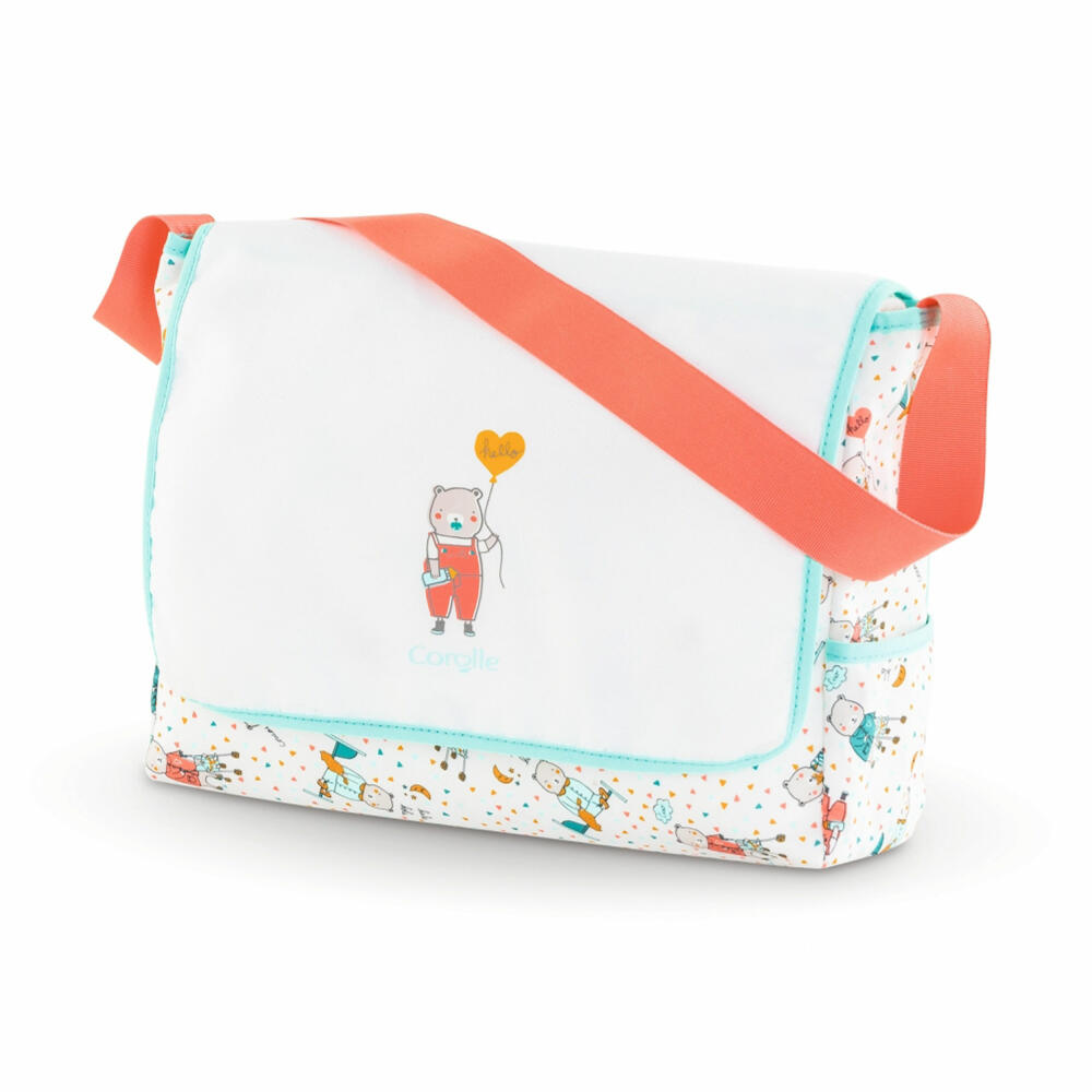 Corolle MGP 36 cm Wickeltasche und Zubehör, Wickelset, Puppenzubehör, Puppe, Zubehör, Wickeln, 9000141300