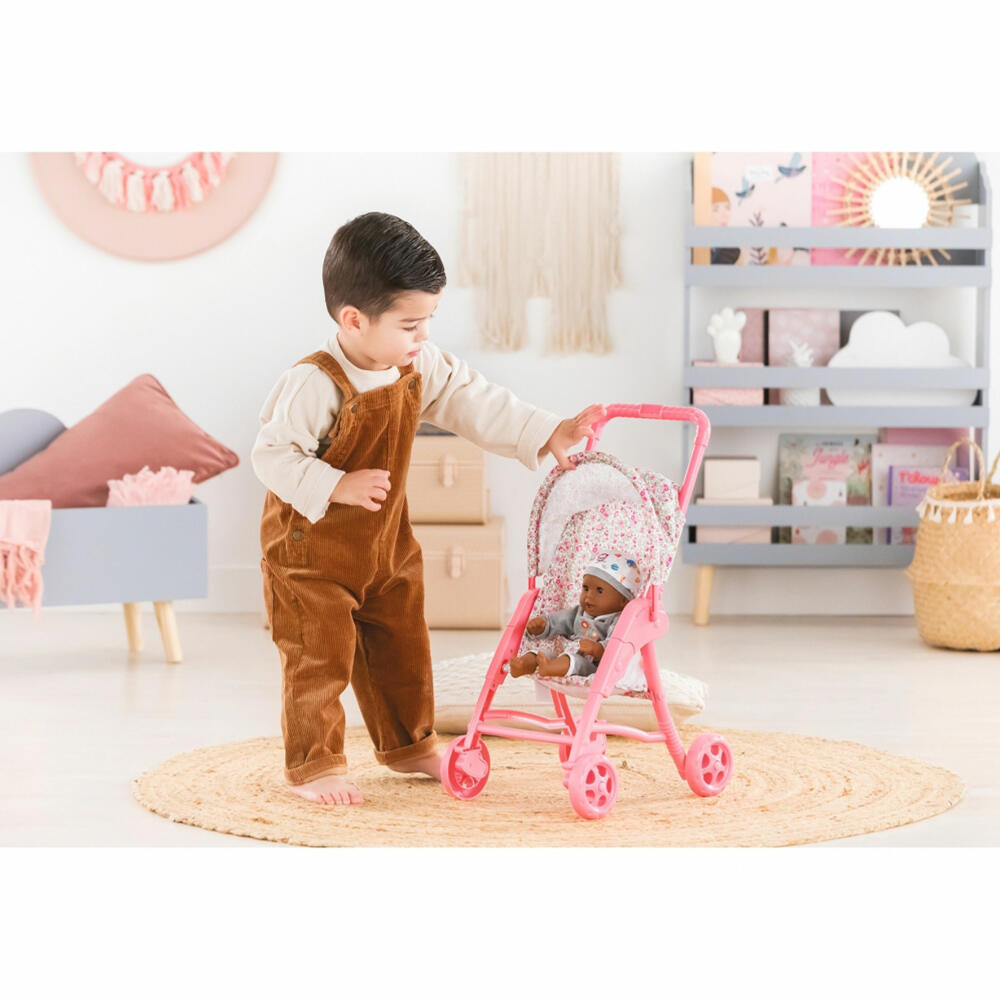 Corolle MPP 30cm Puppenbuggy Floral, Puppenwagen, Puppen Buggy, Puppe, Spielzeug, 9000110810