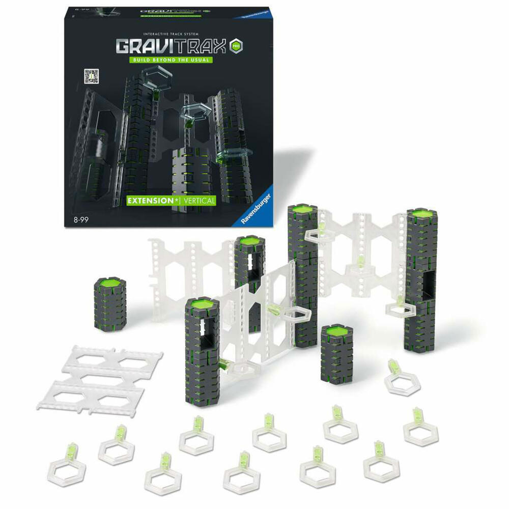 Ravensburger GraviTrax PRO Extension Vertical, Extension, Interactive Marble Run System, Marble Run, Accessories, 22427