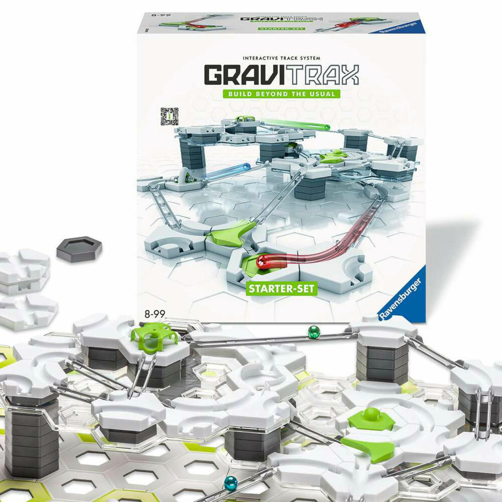 Ravensburger GraviTrax Starter Set, Interactive Marble Run System, Marble Run, Accessories, 22410