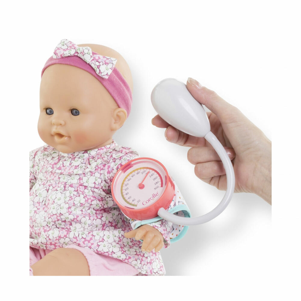 Corolle MPP 30 - 42 cm Großes Doktorset, 6-tlg., Stethoskop, Blutdruckmessgerät, Puppe Zubehör, 9000110930