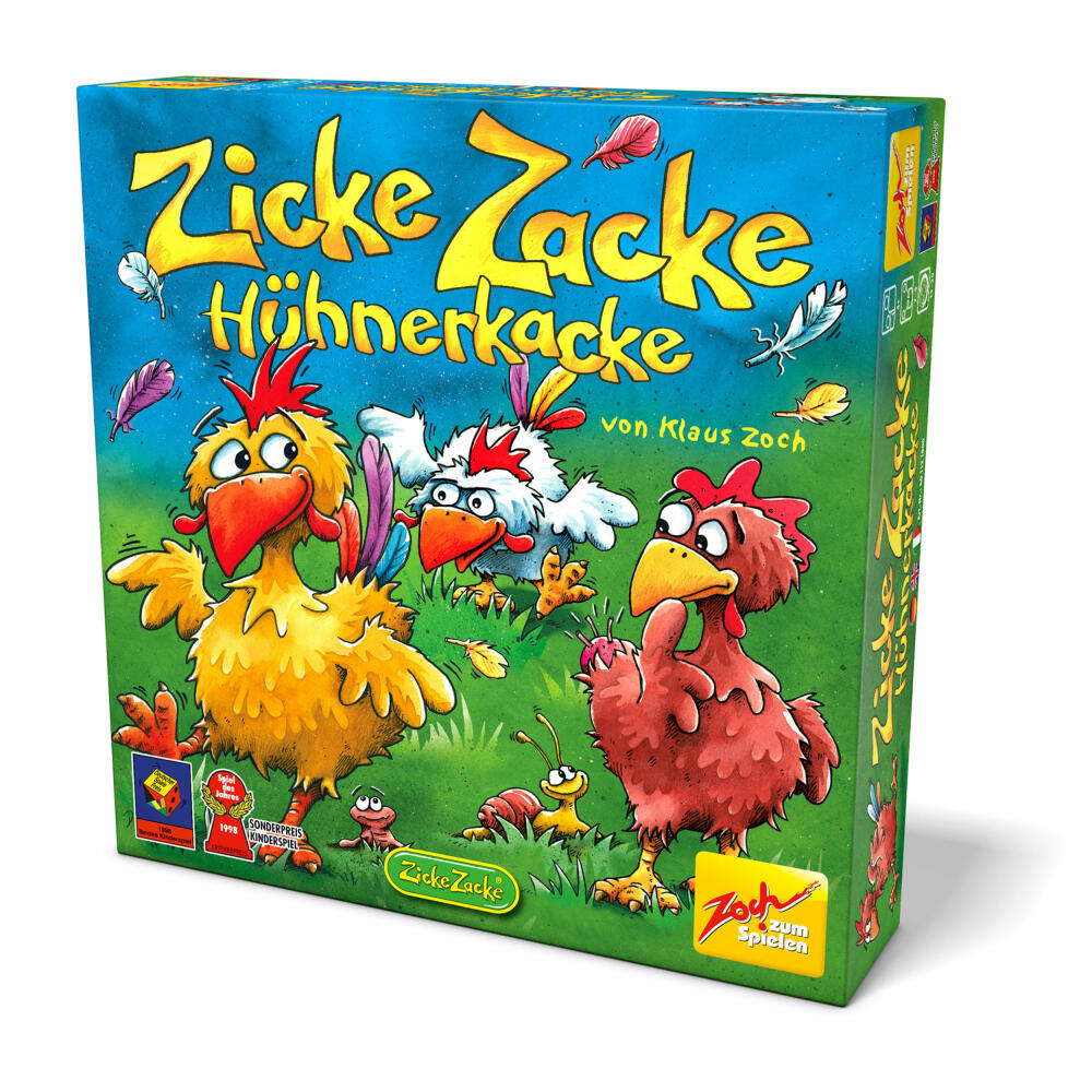 Zoch Zicke Zacke Hühnerkacke, Gedächtnisspiel, Merk Spiel, Brettspiel, Gesellschaftsspiel, Kunststoff, 601121800