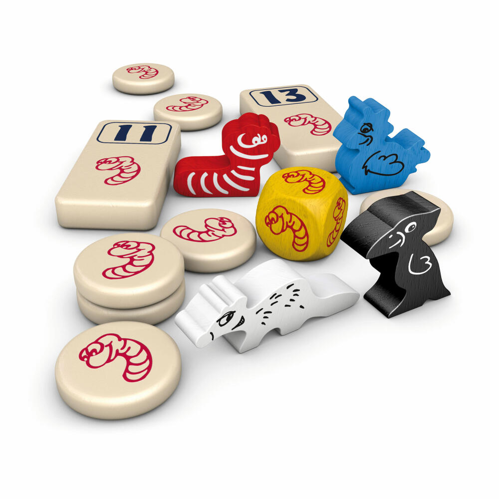 Zoch Heckmeck Extrawurm, dice game, game, dice, board game, wood, 601105081