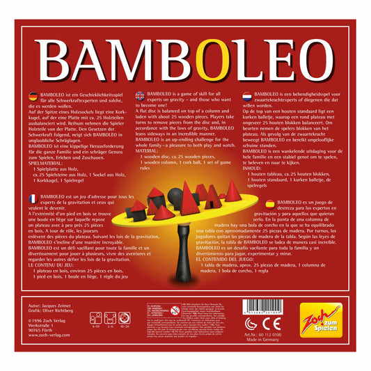 Zoch Bamboleo, Geschicklichkeitsspiel, Familienspiel, Gesellschaftsspiel, Kinder, Spiel, 601120100