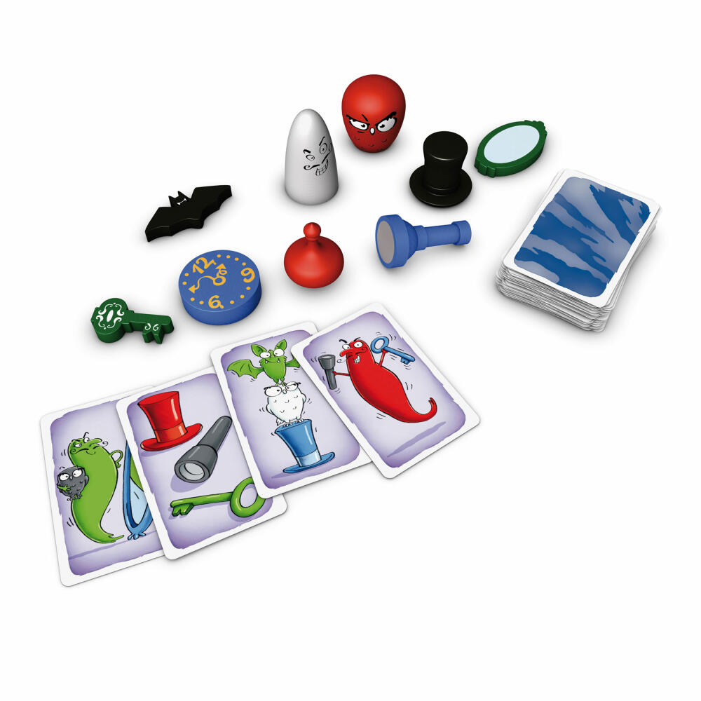 Zoch Geistesblitz 5 vor 12, card game, reaction game, cards, board game, wood, 601105054