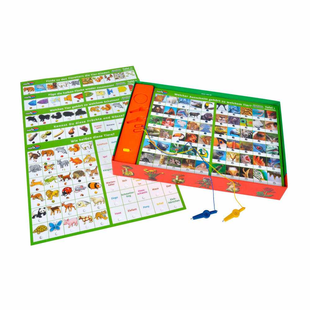 Noris Animals and Nature Electric, Electric Game Board, Board Game, Educational Game, Children, Game, 606013722