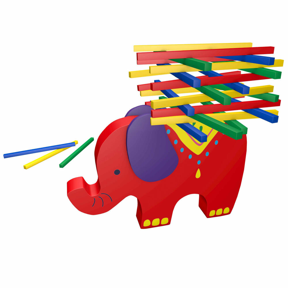 Noris Elefantastico, Geschicklichkeitsspiel, Stapelspiel, Legespiel, Kinder, Spiel, 606011640