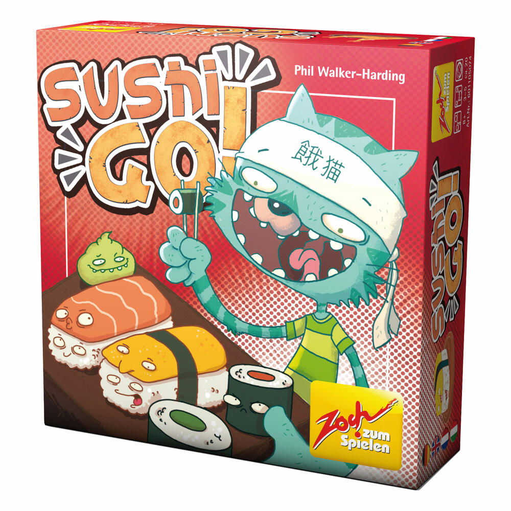 Zoch Sushi Go, card game, puzzle game, children's game, board game, math game, 601105074