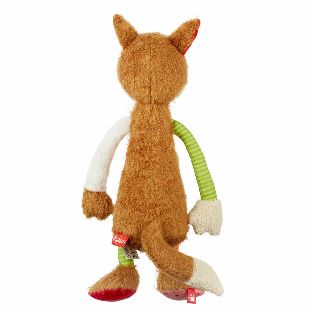sigikid Patchwork Sweety Fuchs, Kuscheltier, Plüschtier, Stofftier, Polyester, 32 cm, 42841
