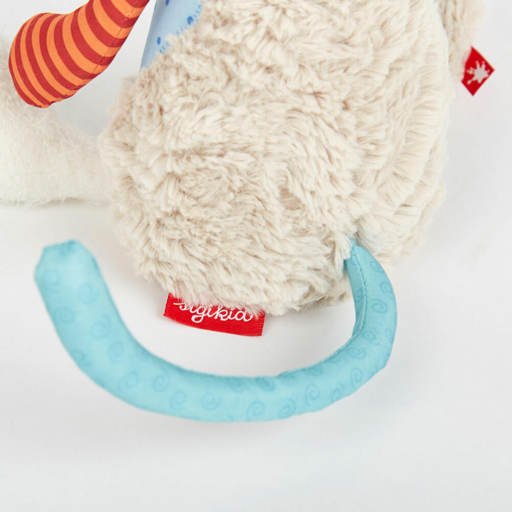 sigikid Patchwork Sweety Katze, Kuscheltier, Plüschtier, Stofftier, Polyester, 30 cm, 42842
