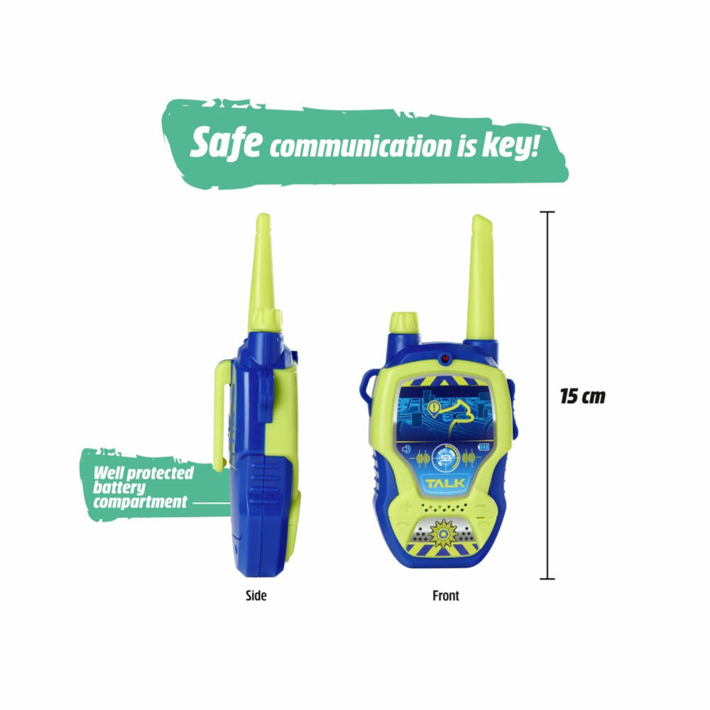 Dickie Toys Walkie Talkie Police, Radios, Radio, Children's Toy, 201118197